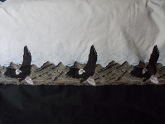 American Bald Eagle Cotton Fabric-59″ Wide- Nearly 3 Yards in One Piece