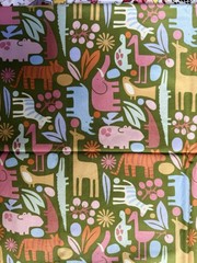 Novelty Cotton Fabric Lot Alexander Henry Michael Miller Zoo Owls Dogs Dolls