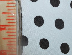 Modal Spandex Jersey knit fabric Classy black and white Polka Dots by the yard