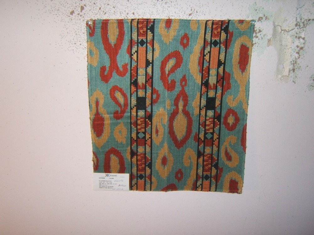 Kravet, Museum of New Mexico, Traditional Stripe, 16″ W X 17.50″ L, Color Multi