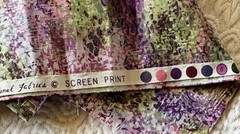 LOT of 2 PRINTS Hoffman International Fabrics APRIL SHOWERS+FUNDAMENTALS 2yds
