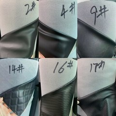 50+ Colors Vinyl Fabric Faux Leather Auto Upholstery 56″ Wide Continuous By Yard