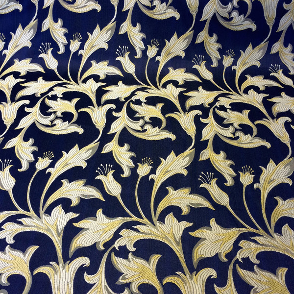 Damask Jacquard Brocade Bloom Fabric 118″ By the Yard MANY COLORS!