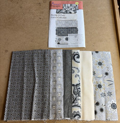 Annie’s Creative Quilters Fabric + Pattern Burlap & Lace Collection FQ045 New