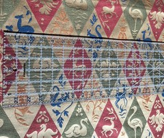 Scalamandré Zoology, Folk Art Tapestry , Textile, Upholstery in Multi, 1 Yard
