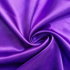 Solid Satin 58″ Wide By Yards Silky Charmeuse Scarf Craft DIY Fabric Purple