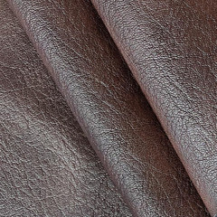 ONEART | Chocolate Faux Leather Fabric by Separated Yard, Marine Vinyl Fabric