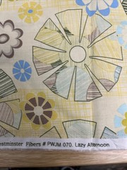 Free Spirit In My Room Jenean Morrison Lazy Afternoon PWJM 070 Floral 44 W 1 yd