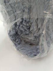 Whispy Snuggle Gray Faux Fur Plush Polyester Fabric Bolt 58/60″ Wide Craft
