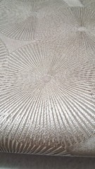 Metallic Sunburst Embossed Vinyl Fabric Remnant 50″x75″ Upholstery Heavy