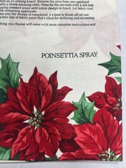 Christmas Cut Outs Greenery Wearable Art Applique Fabric Panel VIP Cranston NOS