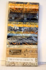 TONGA TREATS JELLY ROLL BLUEBERRY PIE FROM TIMELESS TREASURES 100% COTTON FABRIC
