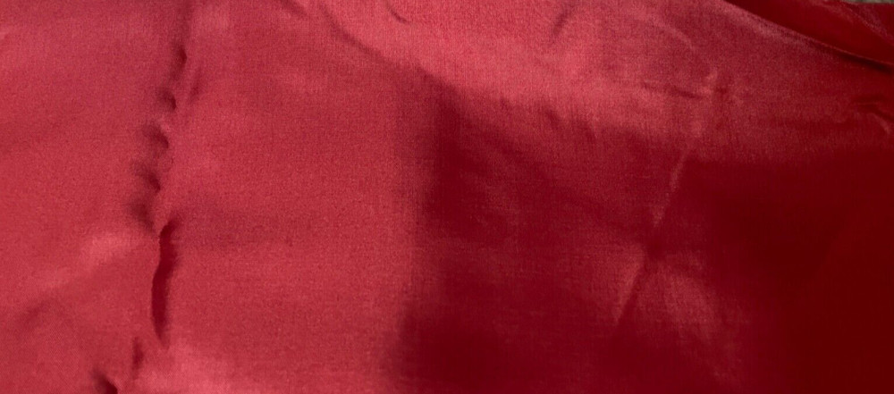Fabric Lot 6 Yds 46 W Wine Burgundy Red Utility Lining Apparel Costume