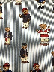 Ralph Lauren Polo Bear Fabric, 48”x50”