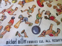 F7274, Michael Miller, Time to Play, fat quarter, extremely rare,
