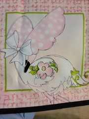 Cotton fabric 3 pieces, Panel Flams Loralie Harris for Loralie Designs: