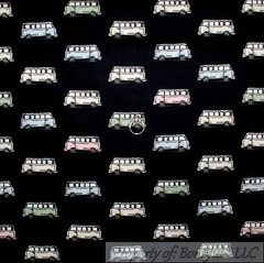 BonEful Fabric FQ Cotton Quilt Black White B&W Gray Fish Stripe Dot Seashell USA