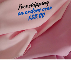 Tropical gabardine in 3 shades of Orange or any other color in my store