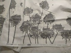 Art Gallery Avantgarde Katarine Roccela Grey Taraxacum Fabric BTHY 18″ x 44″