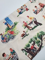 Windham Fabric Pleasantville Whistler Studios Retro 1950s Quilt FAT QUARTER