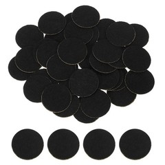 80Pcs Round Felt Circles 25mm (1″) Non-Woven Felt Fabric Sticker Black