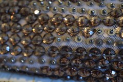 One Yard Cut Of Couture Beaded Fabric