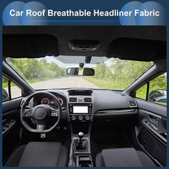 Headliner Fabric 54″ l x 60″ W for Car Truck RV SUV Automotive Interior Trim DIY