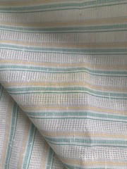 2.25 Yards Linen ? Fabric Cotton 39” X 86” Quilt Crafts Quilting Stripes Green