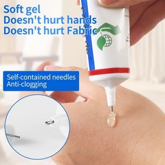 Strong Fabric Glue – Clear Liquid Stitch Adhesive, Waterproof for Clothing Repai