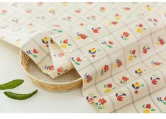 TPU Laminated Cotton Fabric by the yard Non-Toxic Coated Waterproof Fabric W43″