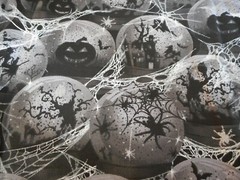 Brand New Gothic Halloween 100% Cotton by the 1/2 yard 18″ x 44″