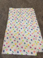Vintage 80’s Stars, Moons & Hearts Cotton Sweatshirt 2 Yards X 60”