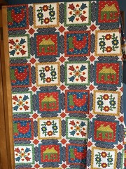 Cheat Quilt Fabric AMERICANA COUNTRY CALICO PATCHWORK 44”W X 112”L
