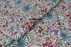 New Cotton Butterfly Print Soft Fabric Dressmaking Light Weight Loose Fabric