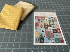 Pine Hollow Patchwork Forest Quilt Pattern & 2 Half Yards of Moda Fabric-New!