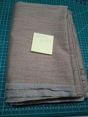 Light Brown Polyester Linen Fabric Curtains Sewing Lt Weight 4.5 Yards x 54″W