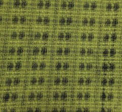 Cotton Spandex Fabric Jersey Knit by the Yard Grid Print Black Green 12/21