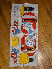 VTG Spring Mills Santa Fabric Panel Cut & Sew Pillow Uncut Pattern Ls 518
