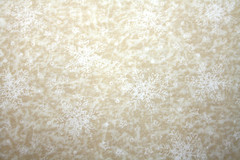 WINTER LODGE SNOWFLAKES IN TAN AND WHITE FROM STUDIO E – 100% COTTON FABRIC