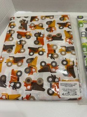 Lily & Loom Quilt Backing Fabric Toy Tractors & Trucks 3-Yards & 1 Yard NEW