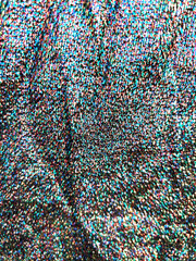 Multicolor on silver Metallic Fabric By the Yard 40″ Wide