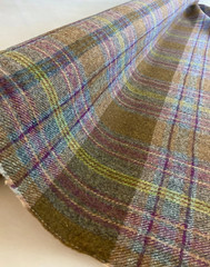 Fine Italian Plaid Wool – Nanette Lepore End Bolt – Gorgeous Drape INSANELY SOFT