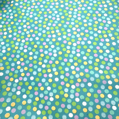 Quilt Fabric C/P Multicolor Dots 60″ Wide Apparel Lot of 5 yards for $15