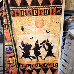 Red Rooster Fabrics Halloween Masquerade full kit with 2 panels