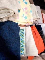 Lot Of Yards of Cotton / Blend Fabric for Hobby Craft DIY Sewing Projects 20
