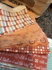 Moda “Hello My Friend” Scrap Bag strips by Sandy Gervais New 10.9 oz