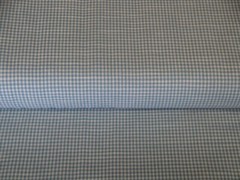 Diamond Textiles Light Blue Chambray Small Check Cotton Homespun Sewing Fabric