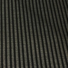 Knoll Zipline Carbon Gray Stripe Upholstery Fabric