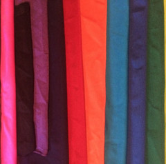 Lycra Spandex Fabric Scrap, 9″ x 36″, Lot of 2, mixed colors, Fat Eighth