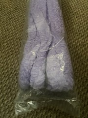 Super Tex Jumbo Loopy Chenille Purple, 3 Yards, No 903/072, Sealed